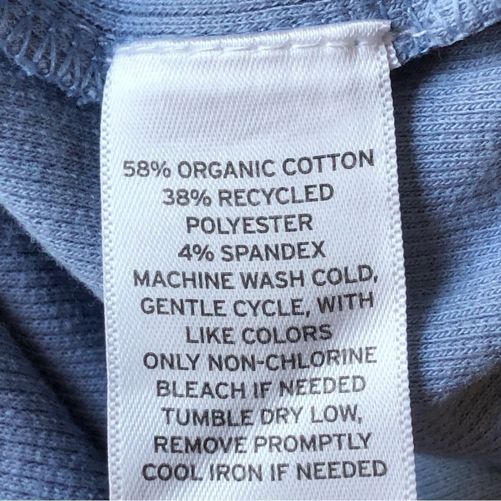 BP Micro Ribbed Flare Pull On Pants Blue Size 1X - Picture 4 of 5